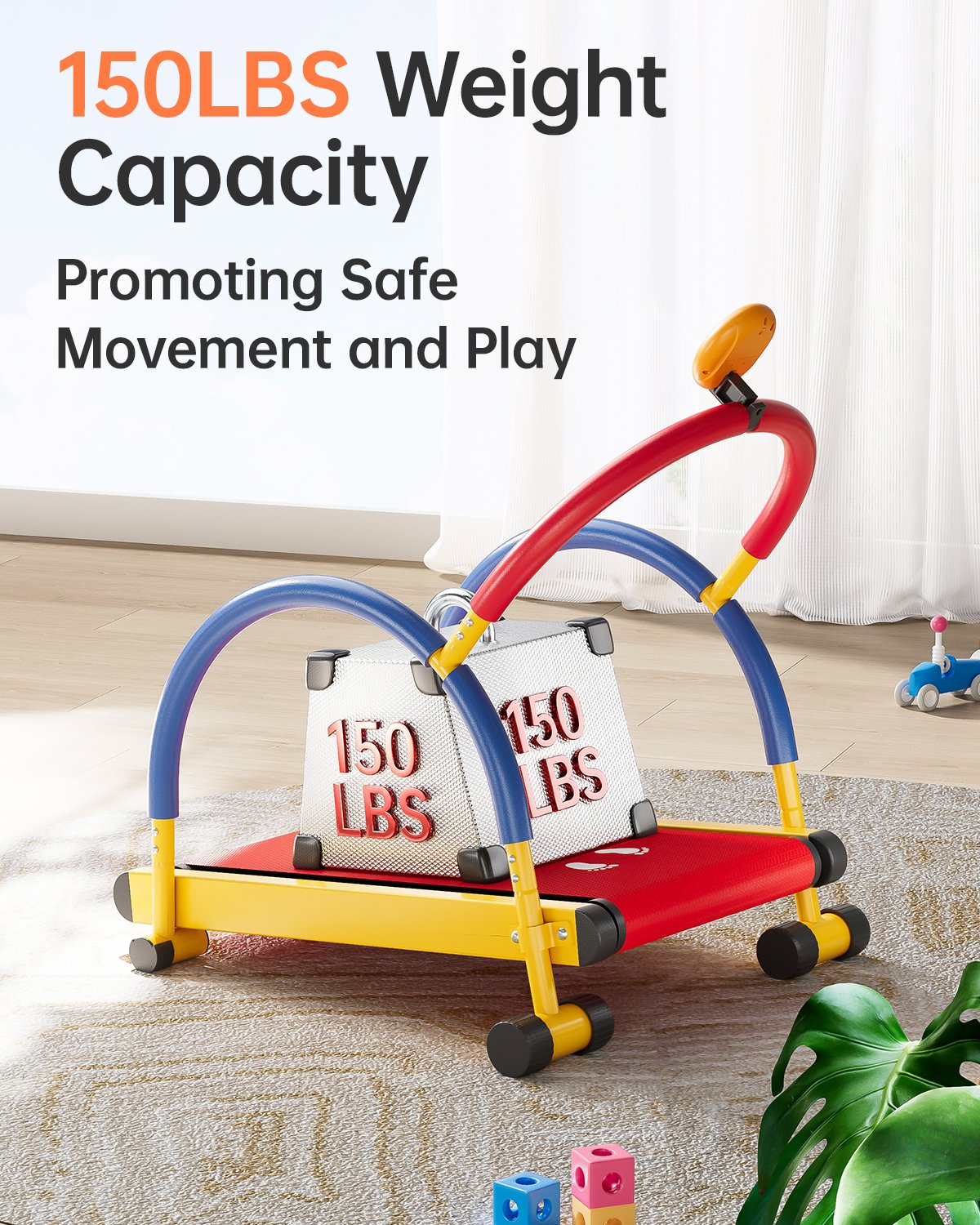 Anylife Toddler Treadmill emphasizing durable construction for long-lasting use by active kids