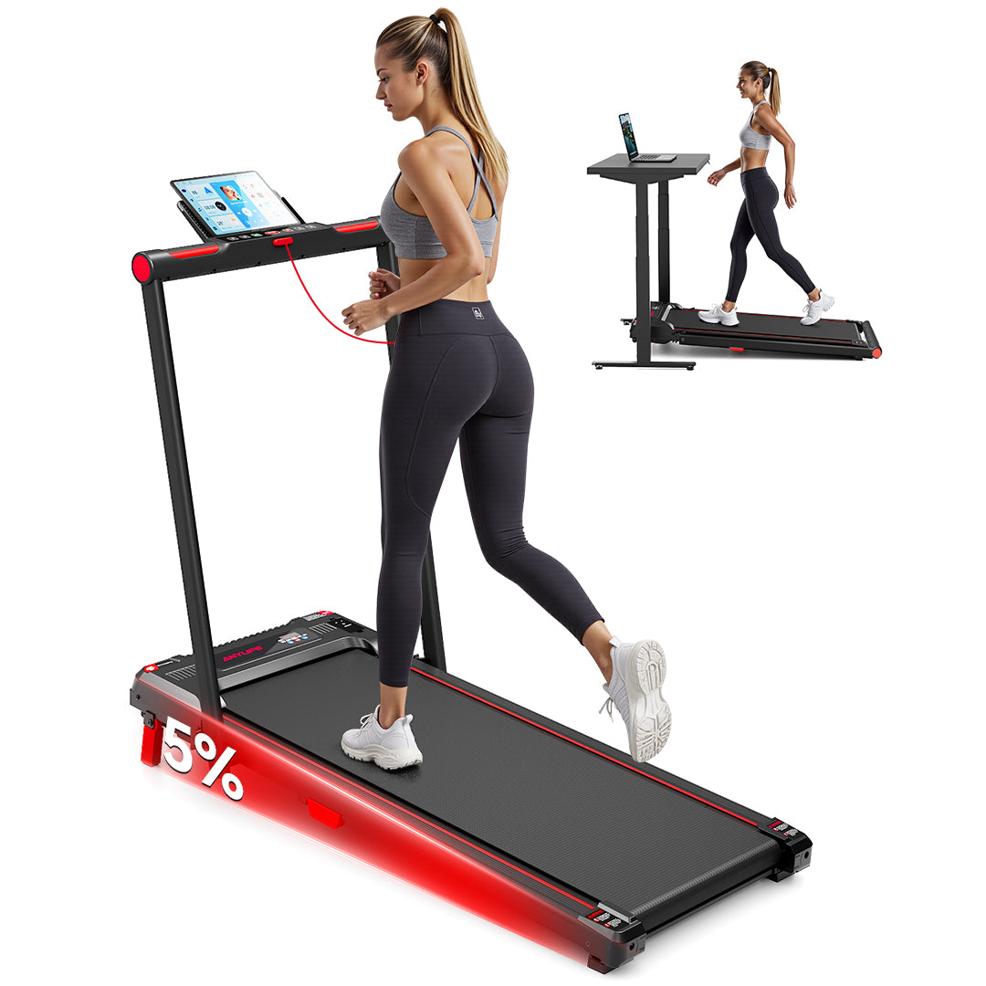 Anylife Walking Pad with Handle Bar - Your Ultimate Home Workout Companion, showcasing the sleek design and features