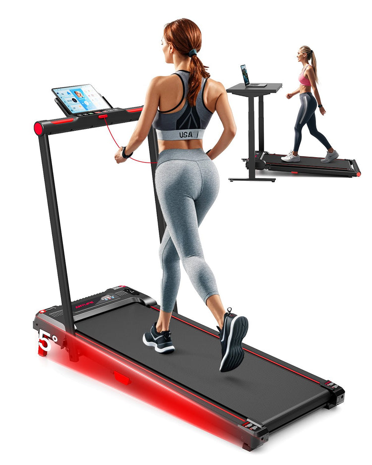 Anylife Walking Pad with Handle Bar - Your Ultimate Home Workout Companion, showcasing the sleek design and features
